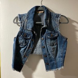 Denim vest